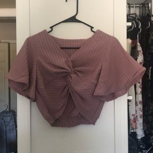 Pink crop top  brand new